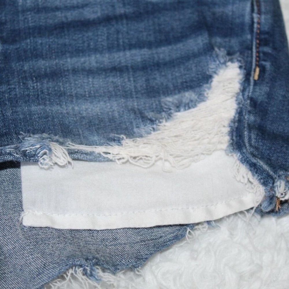 American Eagle Hi-Rise Shortie Jean Shorts HW7859 - Picture 5 of 6